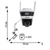 Jortan 6 PRO Tripla-HD Biztonsági Kamera -WiFi Kültéri-Beltéri Kamera