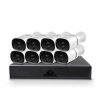 Jortan NVR 8in1 5MP HD Biztonsági Kamera Kit (Fehér) | 8db