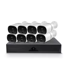 Jortan NVR 8in1 5MP HD Biztonsági Kamera Kit (Fehér) | 8db