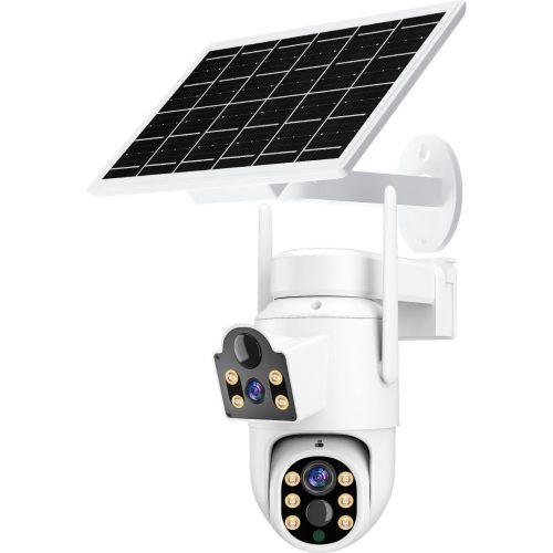 JORTAN 8699T 3.6mm IP Napelemes Biztonsági Kamera