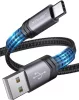 JSAUX USB-C (Type C) 60W Gyorstöltő Adat-Kábel (Type-A-Type-C) [Szürke, 1m]