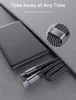 JSAUX USB-C (Type C) 60W Gyorstöltő Adat-Kábel (Type-C-Type-C) - lapított kábel [Szürke, 2m]