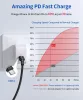 JSAUX Mfi USB-C (Type C)- Apple Lightning Átalakító-kábel Adapter - [Fekete, 1,8m]