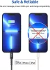 JSAUX Mfi USB-C (Type C)- Apple Lightning Átalakító-kábel Adapter - [Fekete, 1,8m]