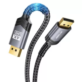   JSAUX 4K DisplayPort 1.2 Kábel (4K / 2K@165Hz) [Szürke, 4.5m]