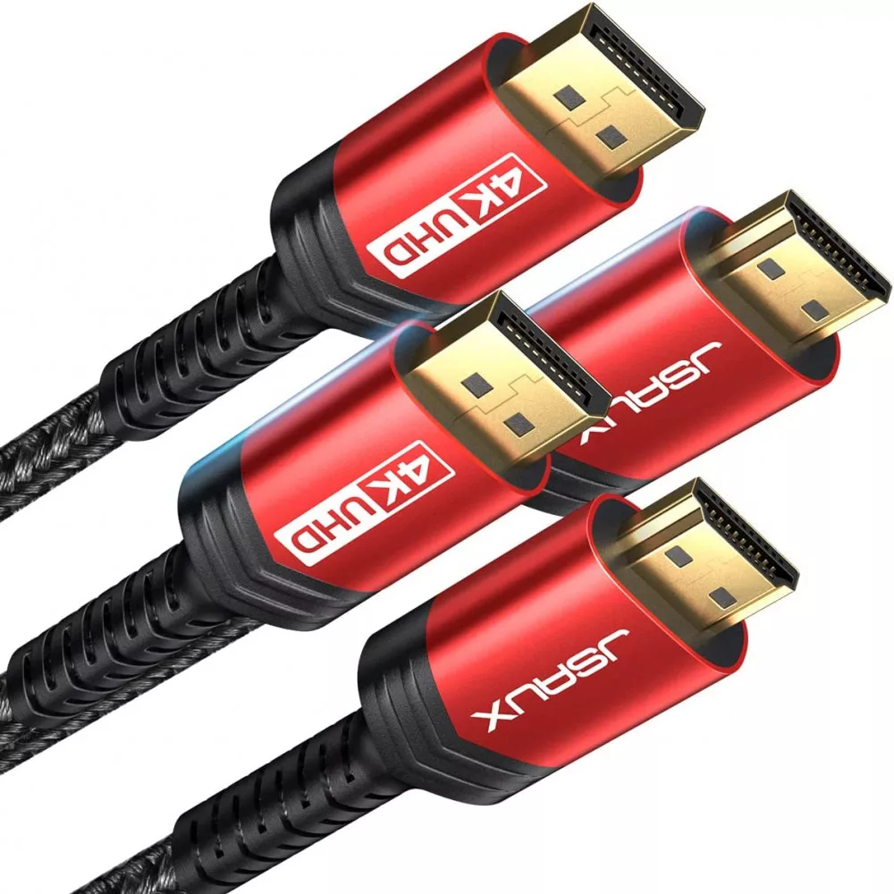 Jsaux 4K Displayport Dp To HDMI Kablo Adaptörü 2mt Dp HDMI UHD 4K@30Hz/2K@60/108