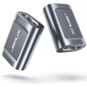   JSAUX 4K HDMI-HDMI Összekötő-Kábel Adapter [Szürke, 15cm]