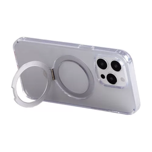 Joyroom iPhone 15 Pro Mágneses Átlátszó Védőtok Tartóval (JR-BP004)