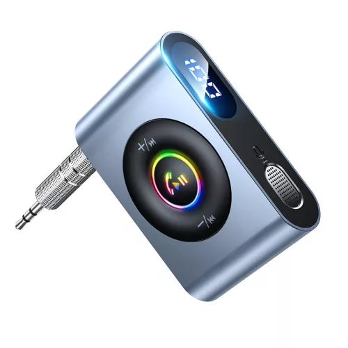 Joyroom Bluetooth 5.3 Vezeték Nélküli AUX Adapter (Szürke) (JR-CB1)