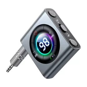 Joyroom Bluetooth 5.3 AUX Adó-Vevő (Szürke) (JR-CB2)