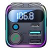 Joyroom FM Transmitter JR-CCB01, Dual-Mic, 48W (fekete)