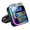 Joyroom FM Transmitter JR-CCB01, Dual-Mic, 48W (fekete)