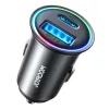 Joyroom 60W Autós Töltő, USB-A És /USB-C Csatlakozó (JR-CCN04)