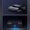 Joyroom autós töltő 5-in-1, U+U+U+U+U 31W (fekete)
