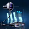 Joyroom autós töltő 5-in-1, U+U+U+U+U 31W (fekete)