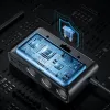 Joyroom autós töltő 9-in-1, (C+U+U+U+U+U+ 3 cigarette lighter socket) 154W (fekete)