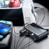 Joyroom autós töltő 9-in-1, (C+U+U+U+U+U+ 3 cigarette lighter socket) 154W (fekete)