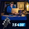 Joyroom autós töltő 9-in-1, (C+U+U+U+U+U+ 3 cigarette lighter socket) 154W (fekete)