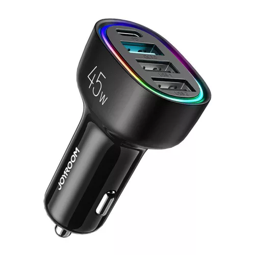 Joyroom 4 Portos Autós Töltő USB-C PD És QC3.0 Csatlakozó(JR-CL09)