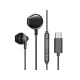 Joyroom JR-EC03 vezetékes fülhallgató, USB C (fekete)