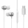 Joyroom fülhallgató vezetékes in-ear fülhallgató – Remote és mikrofon, Type-C USB (ezüst)