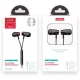 Joyroom fülhallgató vezetékes, in-ear fülhallgató – Remote és mikrofon, 3.5mm Jack (fekete)