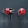 Joyroom fülhallgató vezetékes, in-ear fülhallgató – Remote és mikrofon, 3.5mm Jack (fekete)