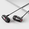 Joyroom fülhallgató vezetékes, in-ear fülhallgató – Remote és mikrofon, 3.5mm Jack (fekete)