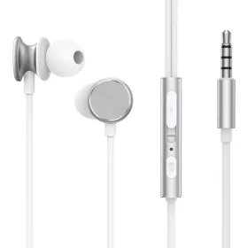   Joyroom JR-EW03 vezetékes fülhallgató, Half in Ear (Ezüst)