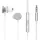 Joyroom JR-EW03 vezetékes fülhallgató, Half in Ear (Ezüst)