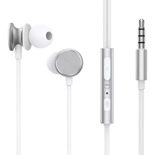 Joyroom JR-EW03 vezetékes fülhallgató, Half in Ear (Ezüst)