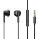 Joyroom JR-EW07 Vezetékes fülhallgató, Half in Ear (Fekete)