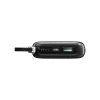 Joyroom powerbank Jelly sorozat C+U, PD 22.5W, 10000mAh – built-in Type-C kábel PD 18W (fekete)