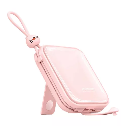 Joyroom Cutie 10000mAh (Rózsaszín) Powerbank 12W (JR-L009-Pink)