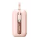 Joyroom Színes 10000mAh 12W (Rózsaszín) Powerbank (JR-L013 Pink)