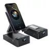 Joyroom JR-MH01 vezeték nélküli hangszóró telefontartóval (fekete)
