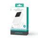 Joyroom powerbank – kijelzővel, C+U, PD 30W, 20000mAh – built-in Type-C és Lightning kábel (fehér)