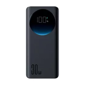   Joyroom powerbank – kijelzővel, C+U+U, PD 30W, 20000mAh – USB-A – Typle-C kábel (0.25m) and built-in Flashlight (fekete)