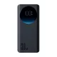 Joyroom powerbank – kijelzővel, C+U+U, PD 30W, 20000mAh – USB-A – Typle-C kábel (0.25m) and built-in Flashlight (fekete)