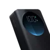 Joyroom powerbank – kijelzővel, C+U+U, PD 30W, 20000mAh – USB-A – Typle-C kábel (0.25m) and built-in Flashlight (fekete)