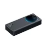 Joyroom powerbank – kijelzővel, C+U+U, PD 30W, 20000mAh – USB-A – Typle-C kábel (0.25m) and built-in Flashlight (fekete)