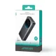 Joyroom powerbank – kijelzővel, C+C+U, PD 65W, 20000mAh – Type-C – Typle-C kábel (1,20m) (fekete)