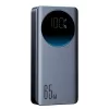 Joyroom powerbank – kijelzővel, C+C+U, PD 65W, 20000mAh – Type-C – Typle-C kábel (1,20m) (fekete)