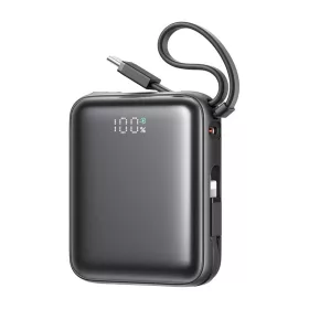   Joyroom Kompakt 10000mAh 22.5W Powerbank Dual Kábellel (JR-PBF27)