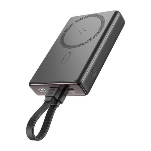 Joyroom mágneses powerbank állvánnyal JR-PBM01, 20W, 10000mAh (fekete)