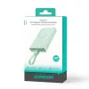 Joyroom powerbank mágneses vezeték nélküli charging, MagSafe 15W, C+Lightning. PD 20W, 10000mAh – Type-C - Lightning kábel (zöld)