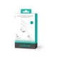 Joyroom vezeték nélküli töltő 3-in-1 Qi+Lightning+Lightning kábel – iPhone és Apple Watch All sorozat – USB kábel 1.2m (fehér)