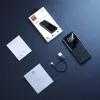 Joyroom powerbank – kijelzővel C+U+U, PD 15W, 10000mAh (fekete)