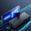 Joyroom powerbank – kijelzővel C+U+U, PD 15W, 10000mAh (fekete)