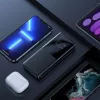 Joyroom powerbank – kijelzővel C+U+U, PD 15W, 10000mAh (fekete)